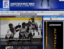Tablet Screenshot of ahmmont-laurier.qc.ca